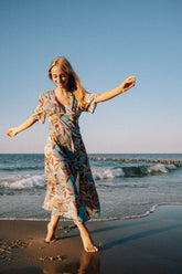 Velvet Wind midi dress